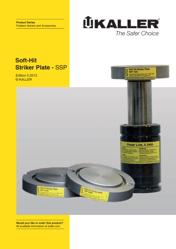 Soft-Hit Striker Plate - SSP