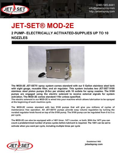MOD-2E Lubrication System