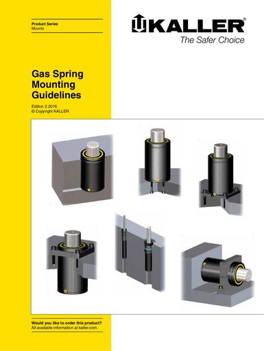 Gas Spring Mounting Guidelines
