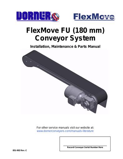 FlexMove® 180mm Installation, Maintenance & Parts Manual