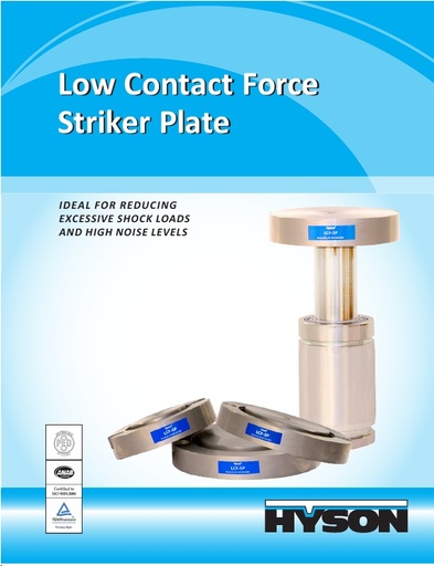 Low Contact Force Striker Plate