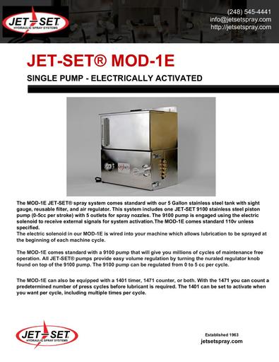 JET-SET® MOD-1E