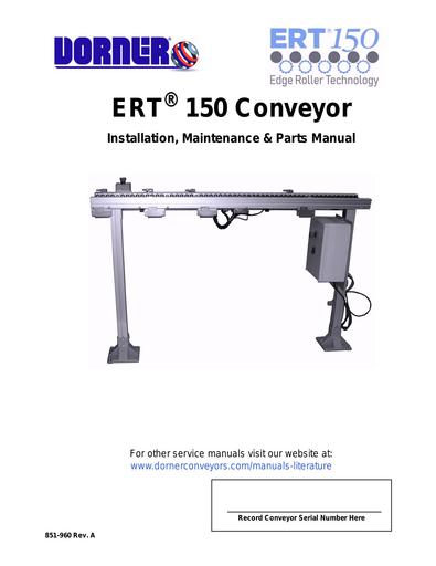ERT® 150 Installation, Maintenance & Parts Manual