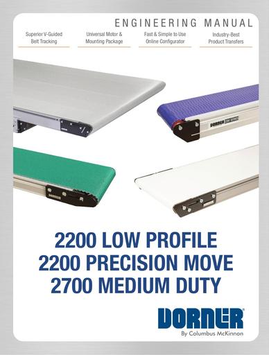 2200 & 2700 Series Conveyors Engineering Manual