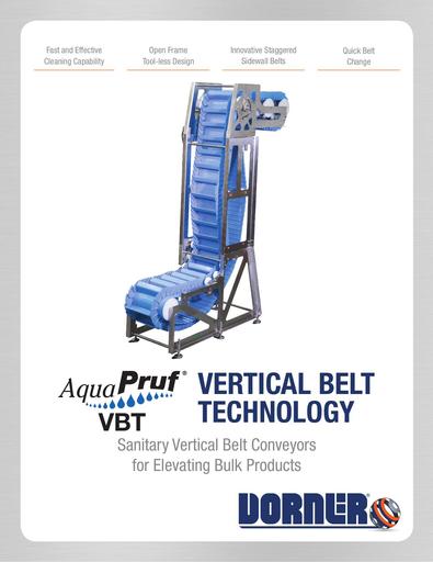 AquaPruf® Vertical Belt Technology Conveyors
