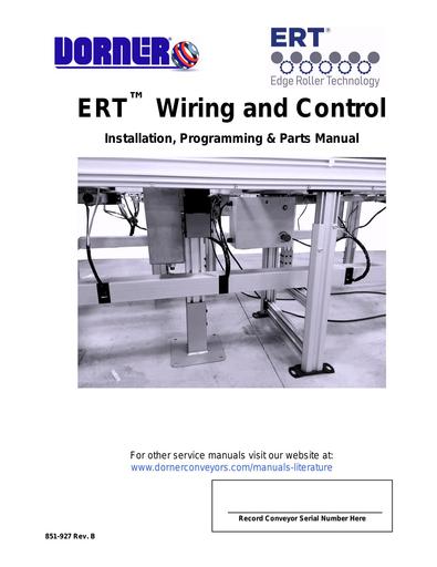 ERT® Wiring and Control Installation, Programming & Parts Manual