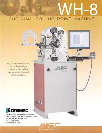 WH-8 CNC Dual Coiling Point Machine