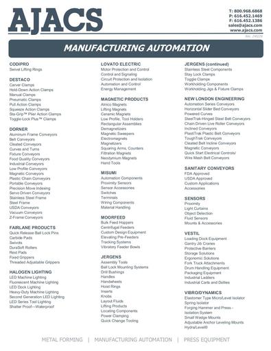 Manufacturing Automation Line Card